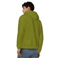 thumbnail image 4 of Uemuo Olive for Men's Fashion Full-zip Hoodies & Sweatshirts with Kangaroo Pocket, Zip-up Hooded Sweatshirt, Moisture Wicking & Breathable-Medium, 4 of 5