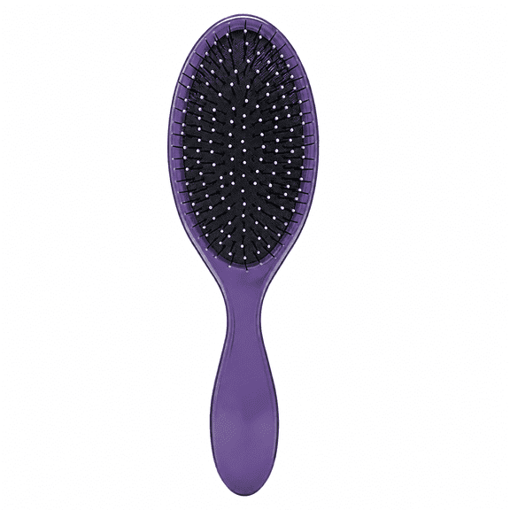 Purple Detangler Hair Brush with Ultra-Soft IntelliFlex Bristles, Glides Through Wet, Dry & Damaged Hair for Women & Men