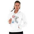 thumbnail image 3 of Popeye the Sailor Man USA Patriot Unisex Plus Size Hoodie Brisco Brands 3X, 3 of 5