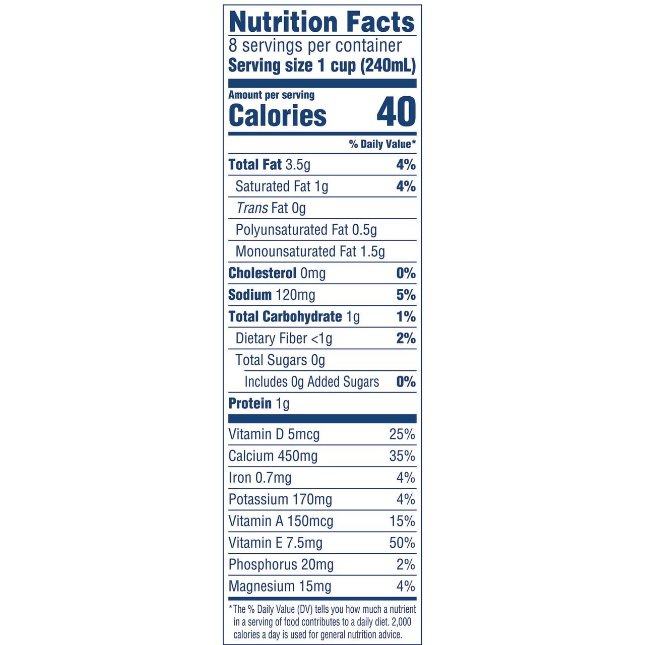 Almond Breeze Coconut Unsweetened Original Almondmilk, 64 oz