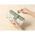 thumbnail image 4 of GAEKEAO Womens Wallet Slim Thin RFID Blocking Floral Vegan Leather Card Holder Bifold Long Ladies Wallet with Zipper Pocket, 4 of 12