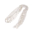 thumbnail image 1 of DIY 3 Rows Diamond Mesh Wrap Roll Crystal Rhinestones Ribbon Decoration (Silver), 1 of 10