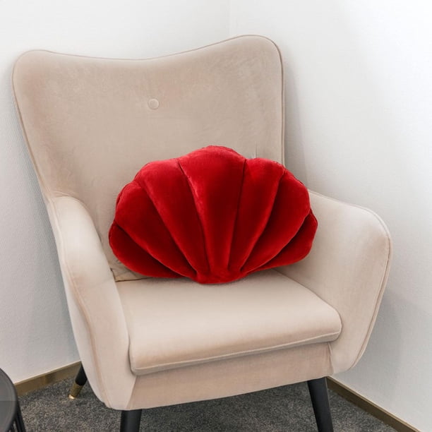 Gerlisay Almohadas De Concha, Almohada Decorativa De Concha Marina Amarilla Y Verde, Almohadas Decorativas De Terciopelo