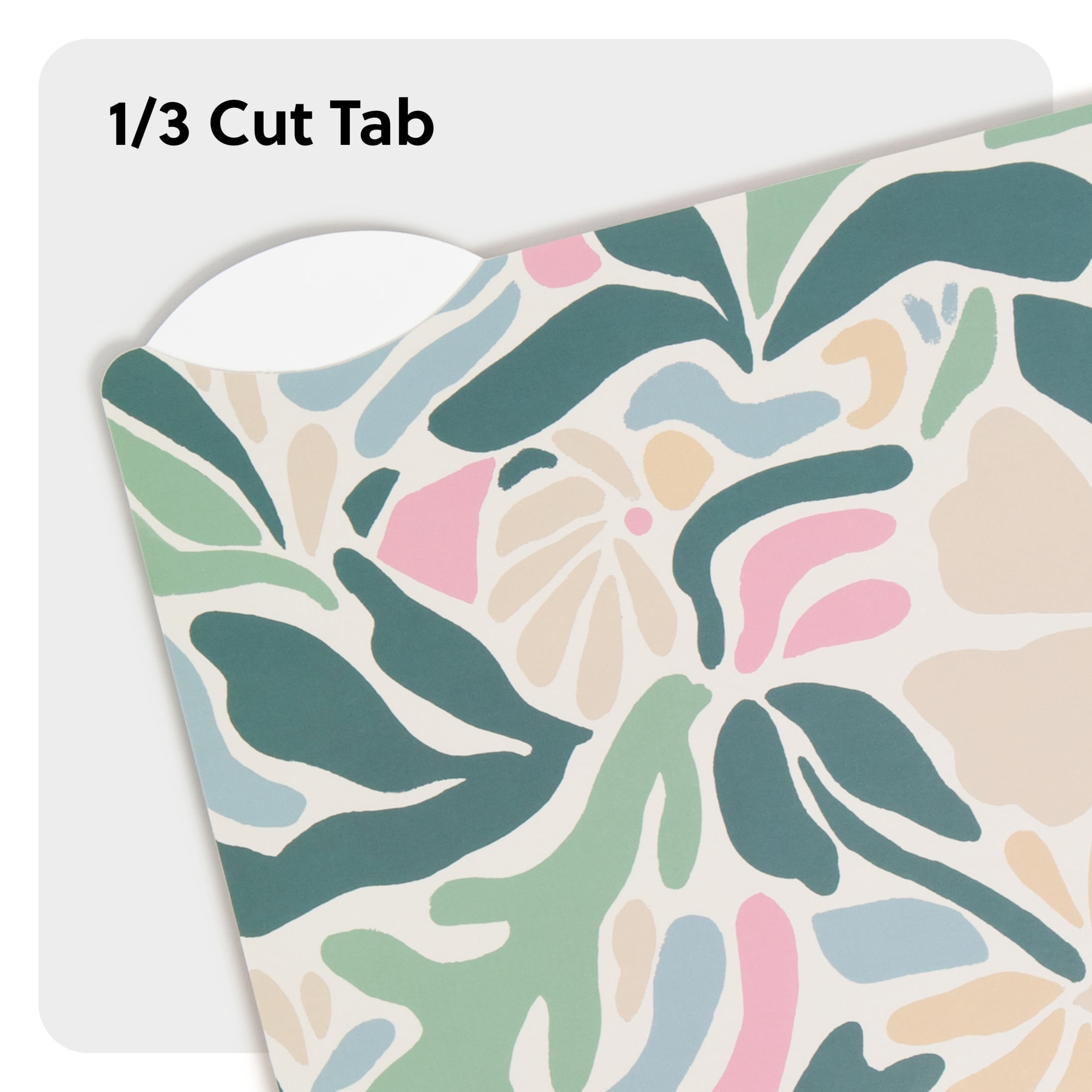 (2 pack) U Brands Fashion File Folders, Set of 9, Folklore Fauna, 1/3-Cut Tabs, Letter Size