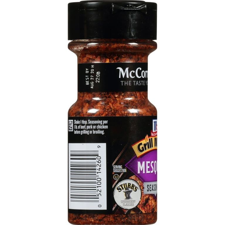 McCormick Grill Mates Mesquite Seasoning 2.5 oz Mixed Spices