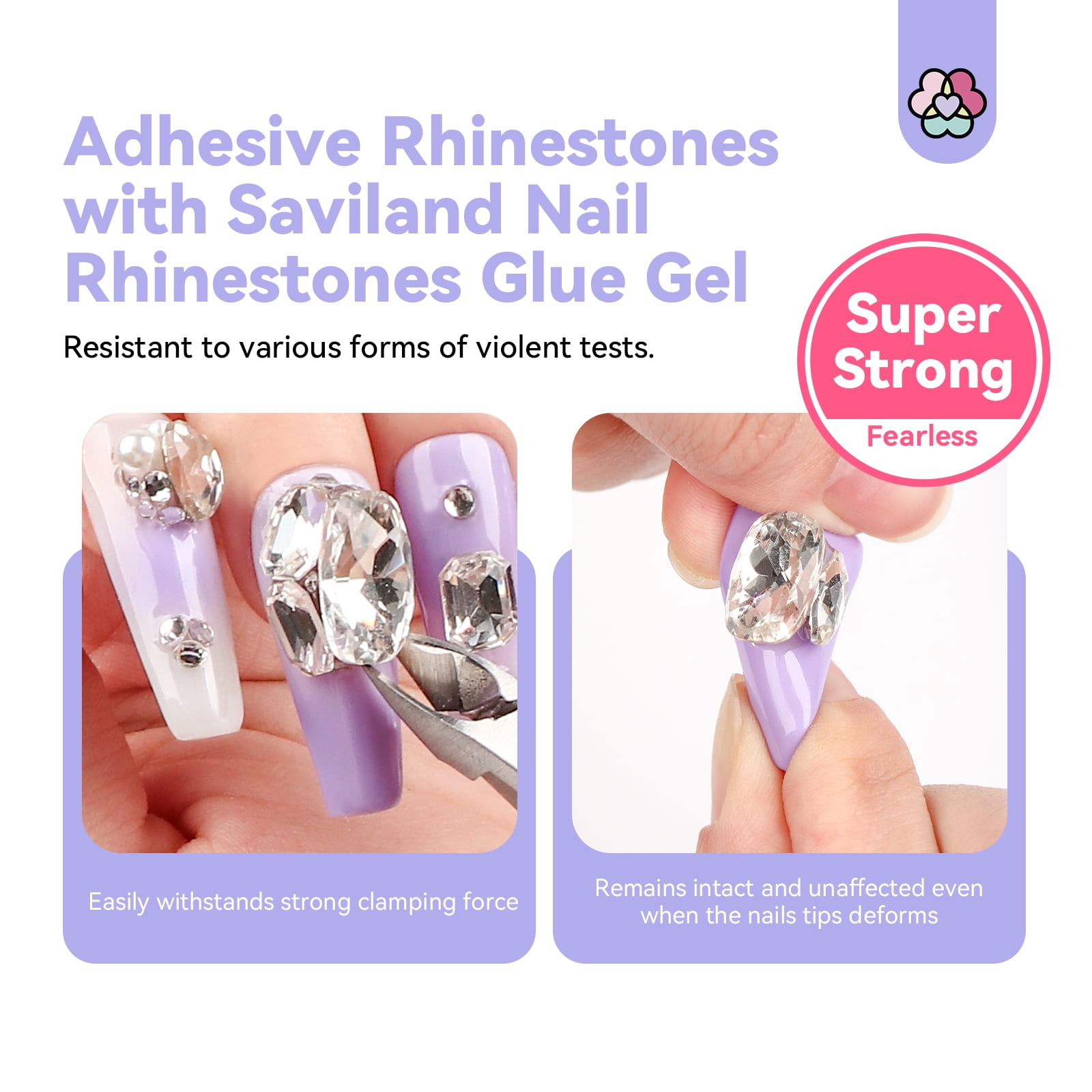 Rhinestone Glue For Nails Gel Nail Glue For Nails Super - Temu