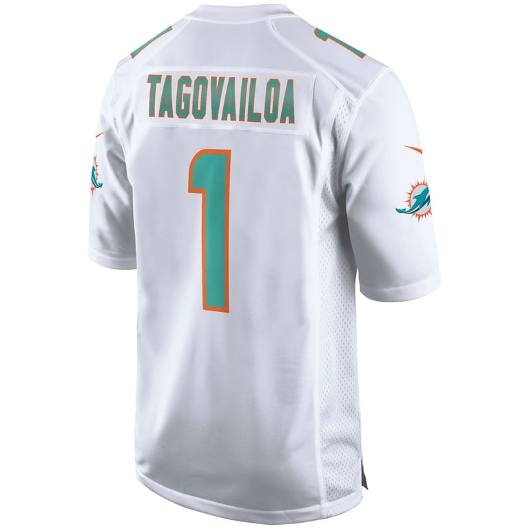 Men s Nike Tua Tagovailoa White Miami Dolphins Game Jersey