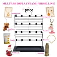 thumbnail image 6 of Sfugno Earring Display Stands for Selling, Wood Jewelry Display with 20 Removable Hooks,Earring Rack Holder Stand for Earring Cards,Black, 6 of 7