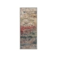 thumbnail image 6 of Runner Rug Non Slip 2x7  Washable For Hallways Kitchen Abstract Modern Rugs Low Pile Lightweight Carpet Runners Entryway Bedroom Laundry Bloom Red, 6 of 6