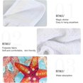 thumbnail image 5 of SKYSONIC 2 PCS 2 PCS Microfiber Hand Towels, Watercolor Sea Star Soft Absorbent Kitchen Hand Towels with Loop, Quick Dry Microfiber Cleaning Cloths Bath Hand Towels, 12"x17", 5 of 6