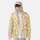 thumbnail image 2 of Fotbe Brown Leaf Sunflower Chaqueta con Protección Solar UPF 50+ para Hombre y Mujer, Camisa con Capucha y Bolsillos-Large, 2 of 7