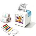 thumbnail image 4 of AI Sticker Printer for Kids, Mini Inkless Thermal Printer, Portable Voice Sticker Maker Machine for DIY Crafts, Journaling & Doodles, Birthday Toy Gift for Boys & Girls,Blue, 4 of 8