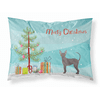Abyssinian or African Hairless Dog Christmas Tree Fabric Standard Pillowcase-30 x 20.5-