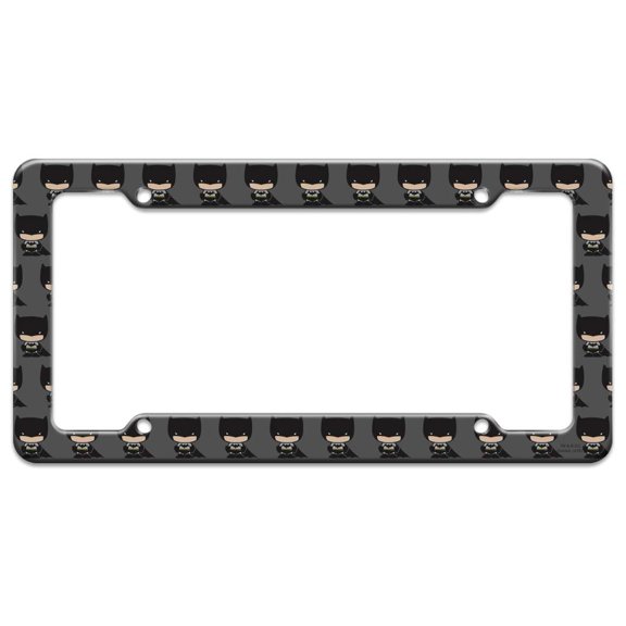 Batman Cute Chibi Character License Plate Tag Frame