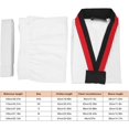 thumbnail image 2 of GGB-Kids Taekwondo Uniform, Taekwondo Uniform with Belt, Uniform Taekwondo Suit for Martial Arts Training for Boys Girls【0514】, 2 of 9