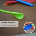 thumbnail image 3 of Silicone Long Handle Spatula Non-stick Scraper Spoon Kitchen Cooking Utensil, 3 of 4