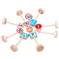 thumbnail image 4 of 15PCS Street Sign Playset Educational Wooden Traffic Sign Road Sign for Kids, 4 of 10