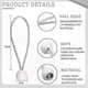 thumbnail image 2 of 50-Pack Durable Elastic Cords with Hooks for Camping, Tarp Covers, and Outdoor Gear, 2 of 4