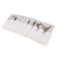 thumbnail image 3 of HILABEE 10 Pack Elegant Wedding Dried Flowers Card Greeting Card Thank You Cards Postcard Party Supplies - Limonium, 3 of 8
