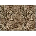 thumbnail image 3 of Brown Leopard Print Art Area Rug, Animal Print Indoor Outdoor Carpet, Non-Slip Rug for Room Sofa Living Room Mat Bedroom Home Decor Floor Mats 4ftx8ft, 3 of 6