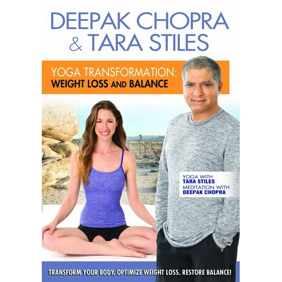 Deepak Chopra & Tara Stiles Yoga Transformation for Weight Loss & Balance (DVD)