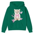 thumbnail image 3 of DHFJKG Kids Girls Hoodies Oversized Sweatshirts Cute Cat Printed Long Sleeve Hooded Pullover For Youth Toddler 2-13 Years Soft Trendy Tops, 3 of 4