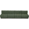 thumbnail image 5 of Pemberly Row Modern / Contemporary Green Fabric 4pc. Modular Sofa, 5 of 10