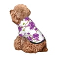 thumbnail image 5 of Honeii Orchids Flowers Print Small Dog Hoodies Pet Hooded Sweatshirts Fall Winter Puppy Cat Sweaters Warm Clothes for Small Dogs Outfits Costume-X-Small, 5 of 7