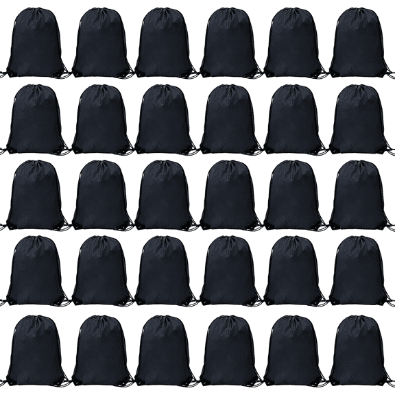 AOMRCOL Bulk Drawstring Bags, Polyester Draw String Bags, Gym Sports Cinch Bag Drawstring Backpack for Women Men Durable Drawstring Bags