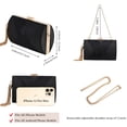 thumbnail image 2 of Bolso de noche con borlas YAPAIOU, bolso de noche, fiesta de boda, negro, 2 of 6