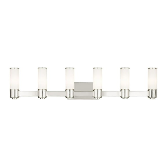 Livex Lighting - Weston - 6 Light ADA Bath Vanity in Contemporary Style - 46