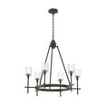 thumbnail image 3 of CH314306UBRC-Kuzco Lighting-Salita - 6 Light Chandelier-Urban Bronze Finish-Ribbed Glass Color, 3 of 5