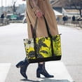 thumbnail image 4 of FORMRS Canvas Laptop Tote Bag for Women with 15.6" Computer Compartments Shoulder Handbag, Yellow Flowers, 4 of 7