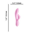 thumbnail image 5 of Pure Dawn Rabbit Vibrator, Pink, 5 of 5