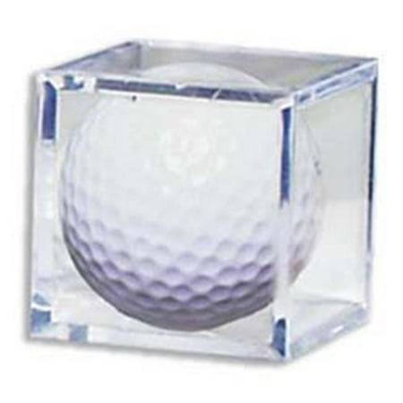 Signed Golf Ball Masters - CTBL-008906A Golf Ball Acrylic Display Case Cube
