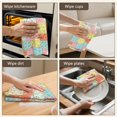 thumbnail image 6 of 2 Pcs Pioneer Flower Floral Print Pattern Kitchen Towels, Funny Microfiber Dish Towel Set, 18" X 26" Tea Towels, 6 of 6