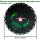 thumbnail image 4 of Cuchilla universal para desbrozadora, 20 dientes, 9 pulgadas, cabezal de corte de hoja de sierra para desbrozadora, velocidad máxima de 10 000 RPM, accesorios para cortadora de césped, 4 of 5