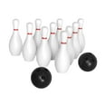 thumbnail image 2 of Juego de bolos para niños, juguete de bolos, recuerdos educativos para fiestas, divertido, juego de bolos para interiores, bolos y bolas para niños y 10 bolos con 2 bolas, 2 of 8