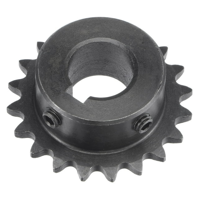 Uxcell Pignon de Chaîne, Passe-Clés en Acier au Carbone avec Vis de Set 15mm