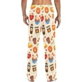 thumbnail image 3 of Top-kevin Men's Pajama Bottoms Pumpkin Spice Coffee Mens Pajama Pants Donut Cake Cotton Pj Bottoms Sleepwear Lounge Pants, 3 of 7