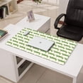 thumbnail image 3 of Long Mouse Pads for Desk,Green Cartoon Crocodiles Hearts Pattern Desk Mats on Top Of Desks, Desk Mouse Pad Extra Large with 3mm Non-Slip Base and Stitched Edge for Gaming,Office,Work,Home 31.5"x15.7", 3 of 6