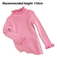 thumbnail image 2 of Laklulu Suéter de cuello alto tipo túnica de color liso con cuello alto para niños, 2 of 5