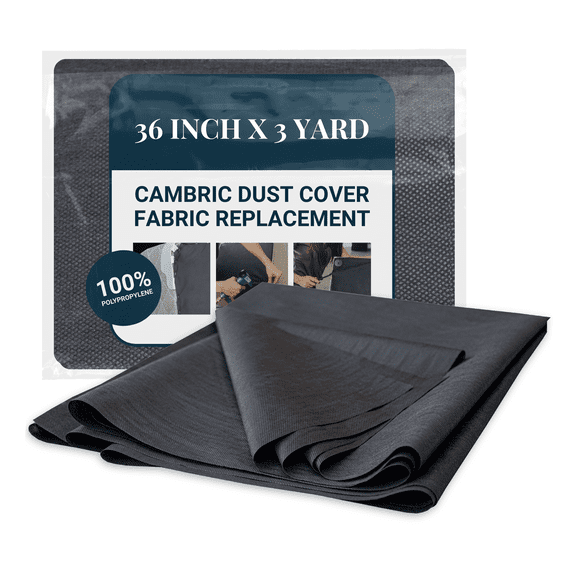 House2Home Cambric Dust Cover Fabric, 36" x 3 Yards, 1.2 oz Replacement Fabric
