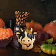 thumbnail image 5 of XINGXIANG Farm Animal Pumpkin Figurines, Funny Farm Animals Statue for Fall Thanksgiving & Halloween Decorations, Farmhouse Pumpkin Figurines Gift for Autumn Table Centerpiece Decoration (Cow), 5 of 6