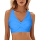 thumbnail image 1 of MKLEKYY Trajes De Baño Dama Women Lace Up Swimwear Tops Underwire Full Coverage Bikini Top Push Up Swim Crop Top Tie Back Bathing Suit Tops, 1 of 5