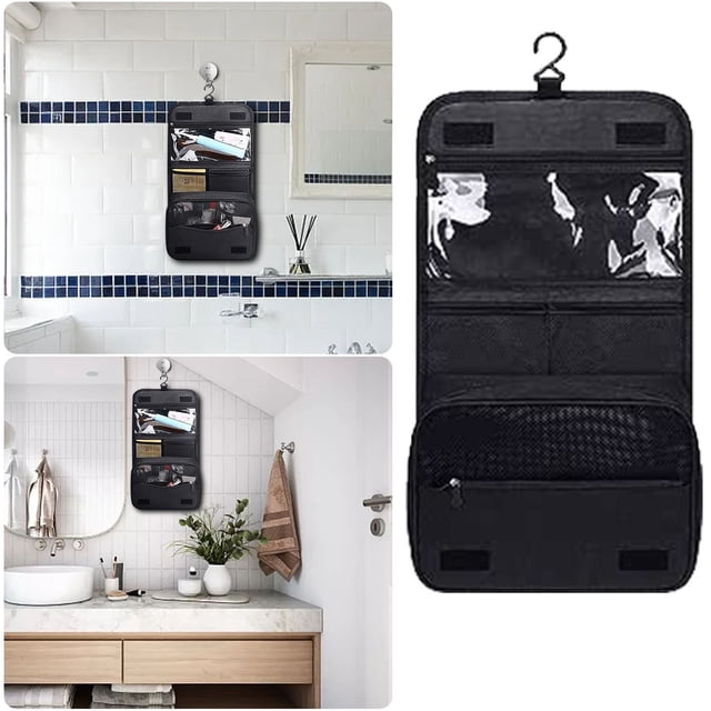 Home Textile Storage Hanging Toiletry Bag Large Kit Folding Makeup Organizer For Travel For Men And Women Home Use