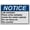 Warning Sign 4, variant on ANSI Stairway Safety Sign - 8"x12" Weatherproof Plastic UV Resistant (No playing/standing/sitting on stairs Walkways Sit on bleachers properly) for Indoor/Outdoor