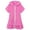 Hot Pink, variant on Toddler Girls' Dresses Little Swim Cover Up Kids Swimsuit Coverup Zip Up Beach Bathing Suit Hooded Bathrobe Absorbent Terrys Beach Princess Dresses for Girls Size 3-4T