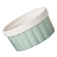 thumbnail image 3 of Ceramic Baking Bowl 1Pack Round Kitchen Bowl Green Holding Ingredients, 3 of 3