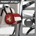 thumbnail image 6 of ZIATUBLE Christmas Deer Toilet Paper Holder Soft Hanging Paper Towel Case Dustproof Paper Towel Storage Bag Universal Carrying and Storage Case Stain Resistant Paper Case Box, 6 of 7